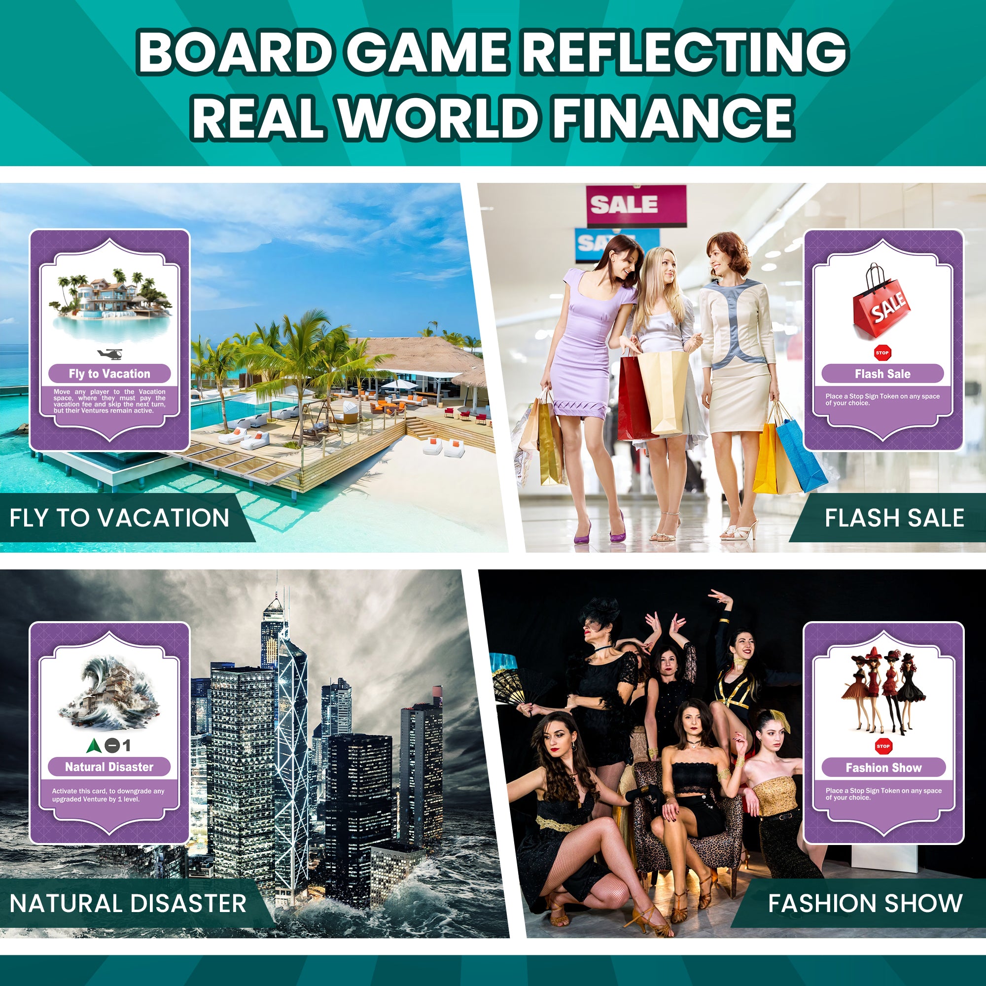 Paycheck to Billionaire: Master Financial Freedom - Smart Investing & Cost Management Board Game - Ideal for Game Night, Educational Play - Perfect for Boys and Girls Ages 8+, Adults and Family