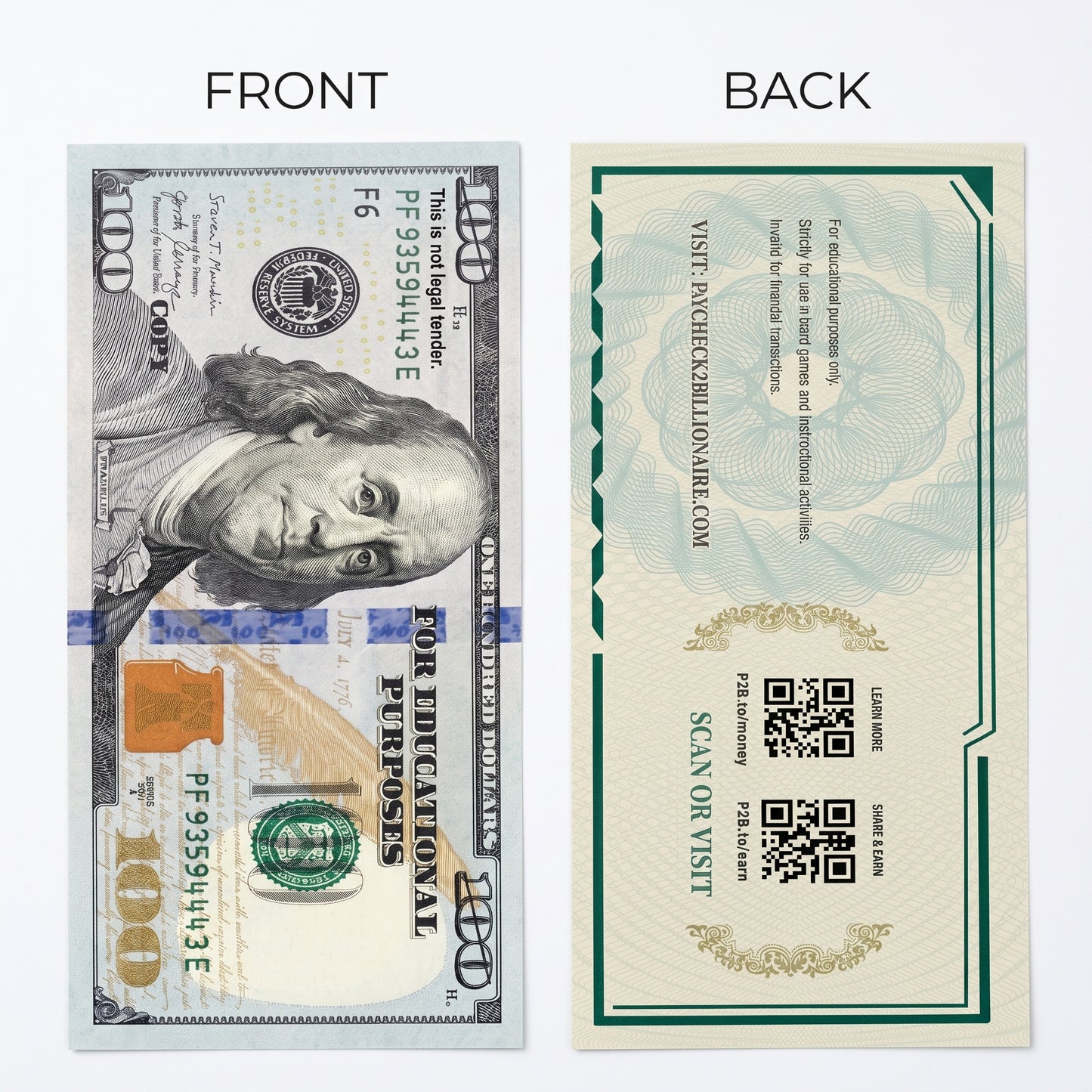 280Pcs Play Money for education and game, for Teachers, Classroom Reward, Total Face Value $27,440 Educational Math Calculation, Board Game Use